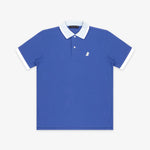 Men's Dazzling Contrast Neck Polo Shirt - JAMES BARK