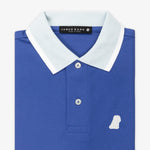 Men's Dazzling Contrast Neck Polo Shirt - JAMES BARK