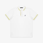 Men's Green Contrast Stripe Polo Shirt - JAMES BARK