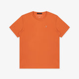 Men's Jaffa Orange Crew Neck Jersey T-Shirt - Orange Bark - JAMES BARK