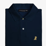 Men's Navy Gold Edition Regular Fit Polo Shirt - Gold Bark - jamesbark-usa