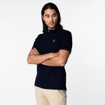 Men's Navy Gold Edition Regular Fit Polo Shirt - Gold Bark - JAMES BARK