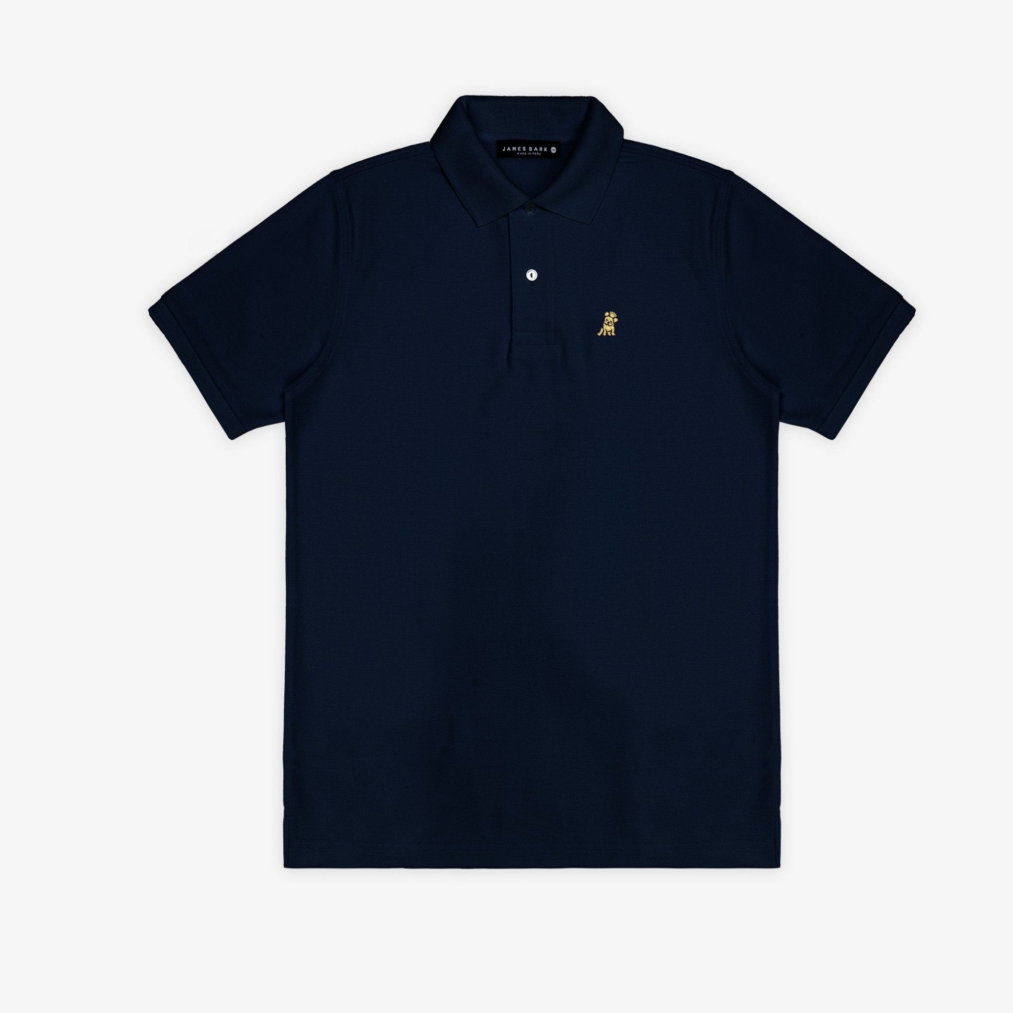 Men's Navy Gold Edition Regular Fit Polo Shirt - Gold Bark - jamesbark-usa