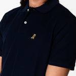 Men's Navy Gold Edition Regular Fit Polo Shirt - Gold Bark - JAMES BARK