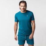 Men's Ocean Depths Crew Neck Jersey T-Shirt - White Bark - JAMES BARK