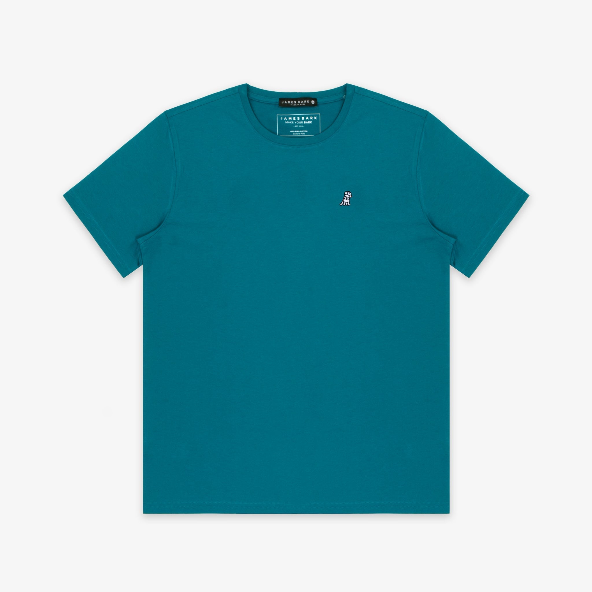 Men's Ocean Depths Crew Neck Jersey T-Shirt - White Bark - JAMES BARK