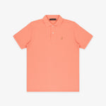 Men's Peach Pink Regular Fit Polo Shirt - Peach Bark - JAMES BARK