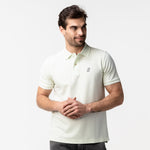 Men's Phantom Green Regular Fit Polo Shirt - White Bark - JAMES BARK