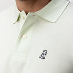 Men's Phantom Green Regular Fit Polo Shirt - White Bark - JAMES BARK