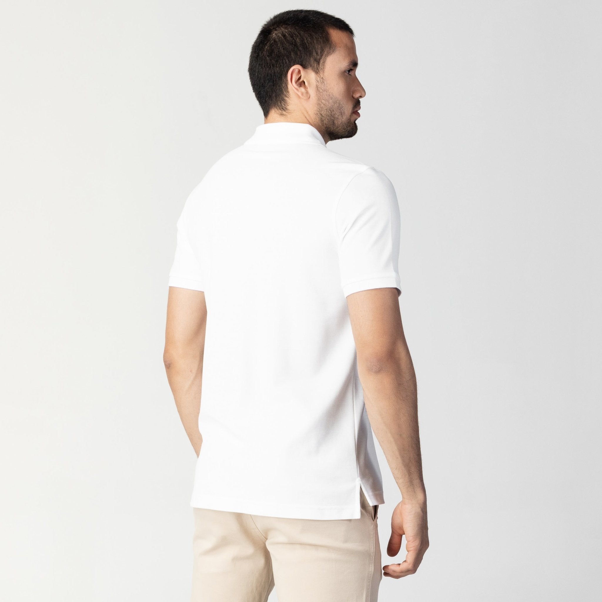 Men's White Gold Edition Regular Fit Polo Shirt - Gold Bark - jamesbark-usa