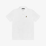 Men's White Gold Edition Regular Fit Polo Shirt - Gold Bark - jamesbark-usa