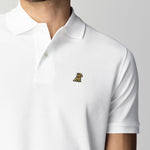 Men's White Gold Edition Regular Fit Polo Shirt - Gold Bark - jamesbark-usa
