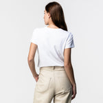 Women's White Special Edition Jersey T-Shirt - JAMES BARK